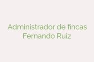 Administrador de Fincas Fernando Ruiz