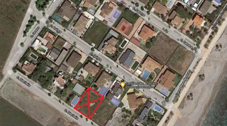 Castellón - platja xilxes - 750m2