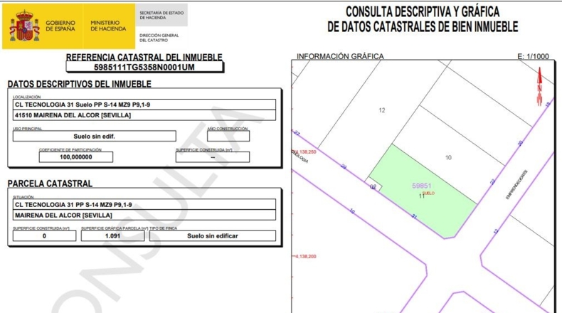 Sevilla - Mairena del Alcor - 1091m2