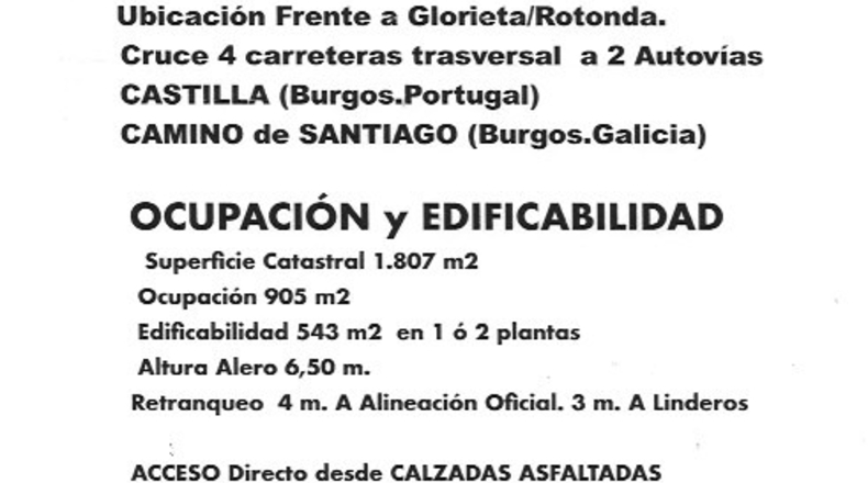 Burgos - Arenillas de Riopisuerga - 1807m2