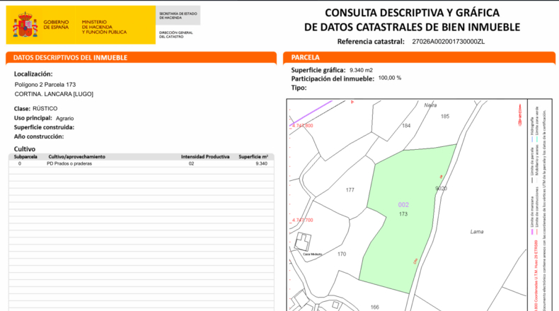 Lugo - Neira de Cabaleiros - 9340m2