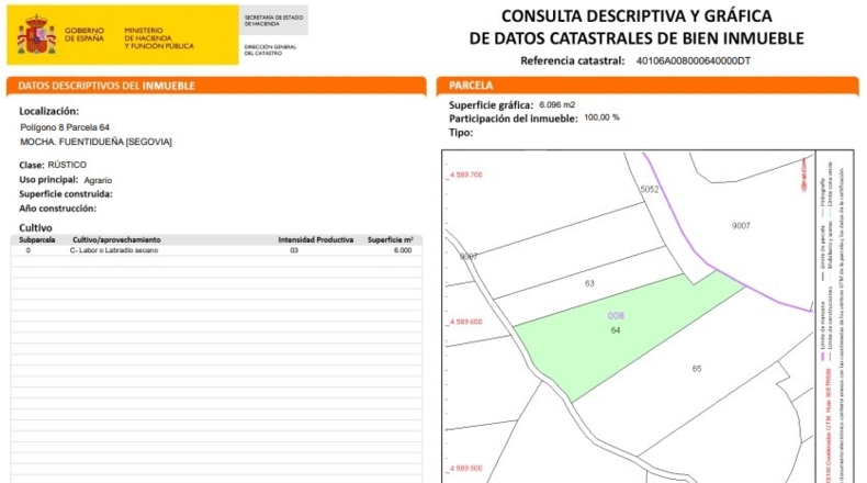 Segovia - Sacramenia - 23520m2
