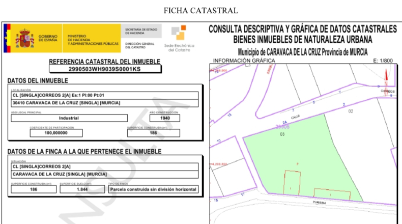 Murcia - Caravaca de la Cruz - 1920m2