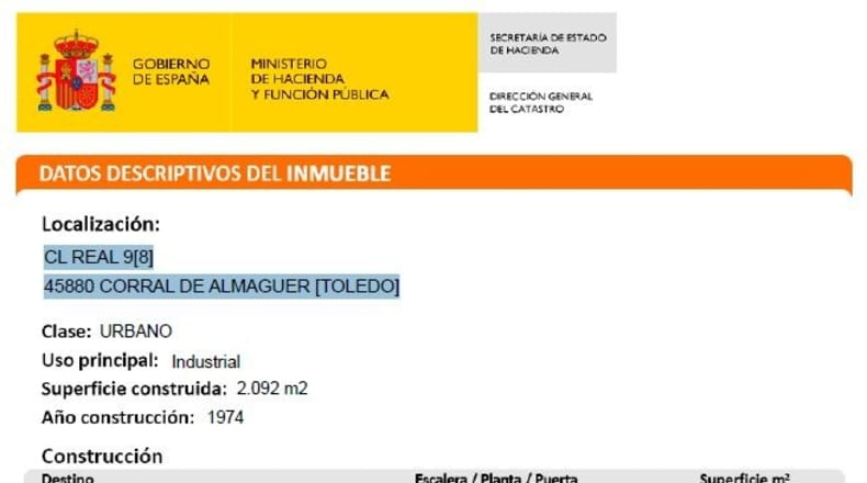 Toledo - Corral de Almaguer - 10218m2
