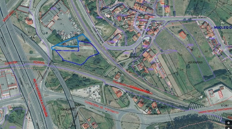 La Coruña - San Cristovo das Viñas - 4000m2