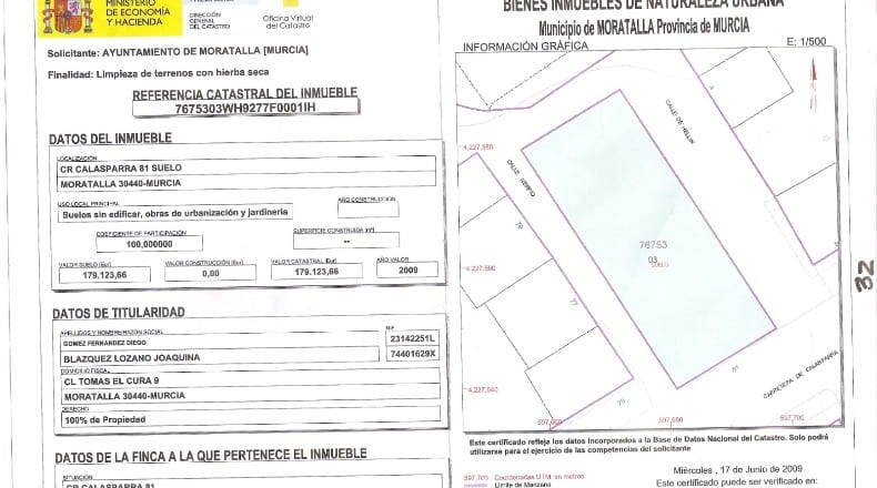 Murcia - Moratalla - 900m2