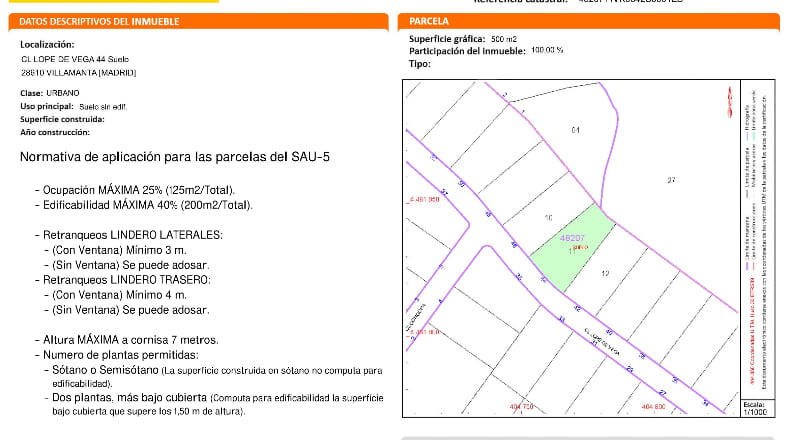 Community of Madrid - Villamanta - 500m2