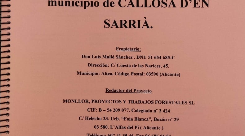 Alicante - Callosa de Ensarriá - 10790m2
