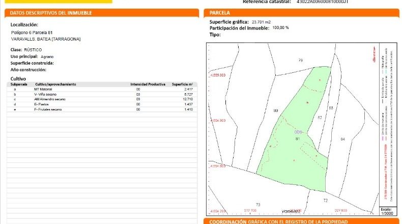 Tarragona - Batea - 23701m2
