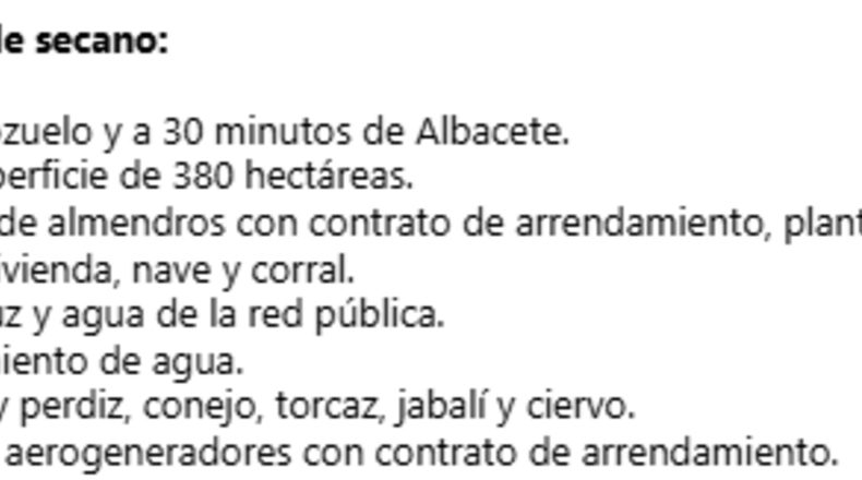 Albacete - Peñas de San Pedro - 3800000m2
