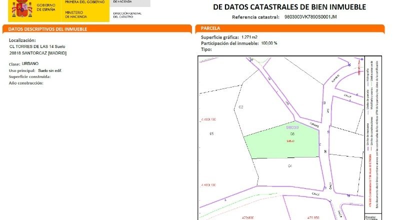 Comunidad de Madrid - Santorcaz - 1251m2