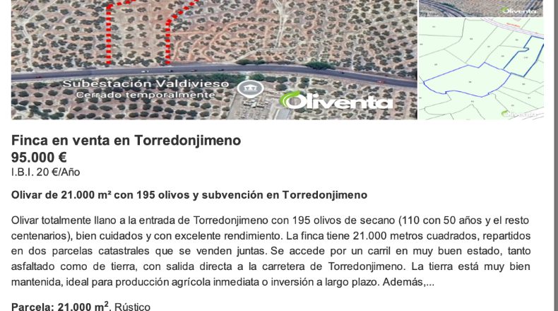 Jaen - Torredonjimeno - 21000m2