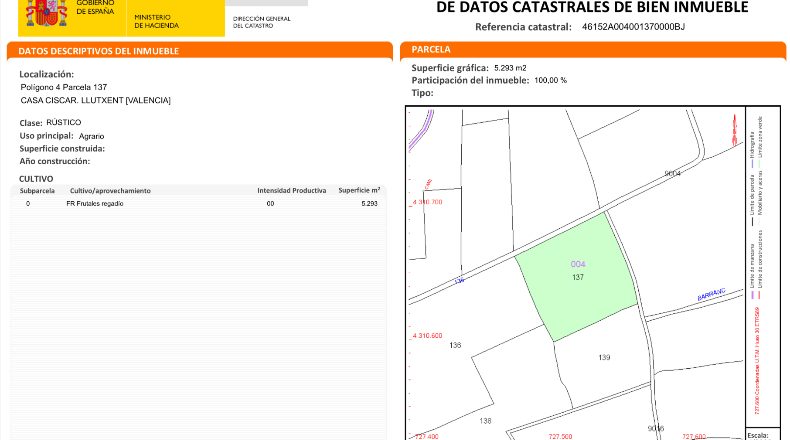 Valencia - Luchente - 5293m2
