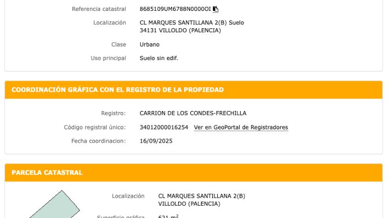 Palencia - Villoldo - 621m2
