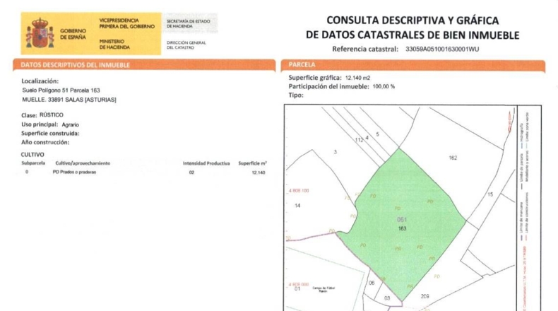 Astúries - Salas - 12140m2