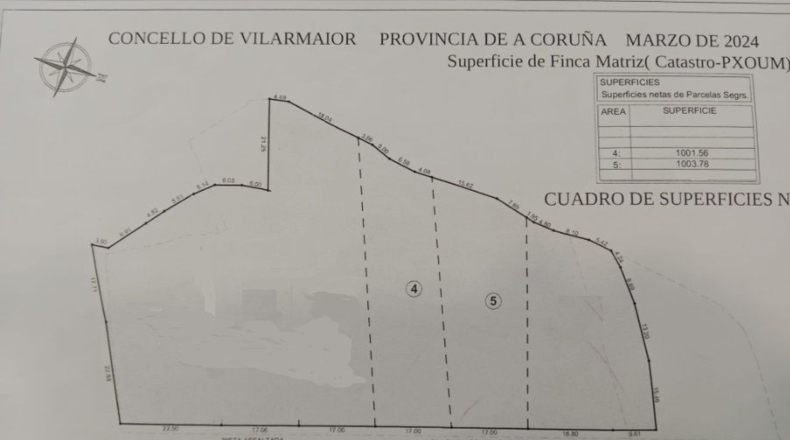 La Coruña - Trasdoroña - 1003m2