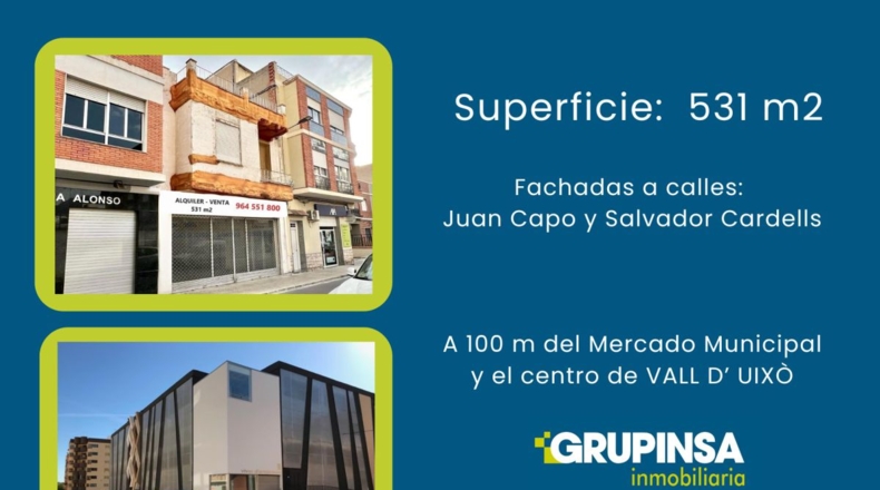 Castellón - la Vall d'Uixó - 2124m2