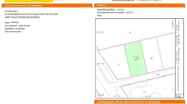 Murcia - Molina de Segura - 1410m2