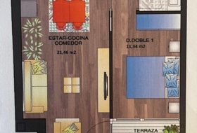 Oviedo 43&nbsp;m² 
