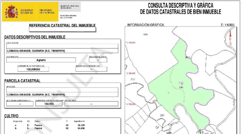 Santa Cruz de Tenerife - Finca El Morro - 105000m2