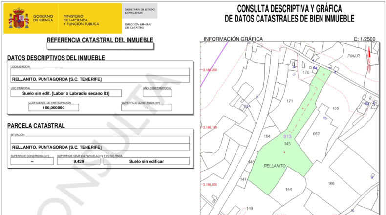 Santa Cruz de Tenerife - El Pinar - 9429m2