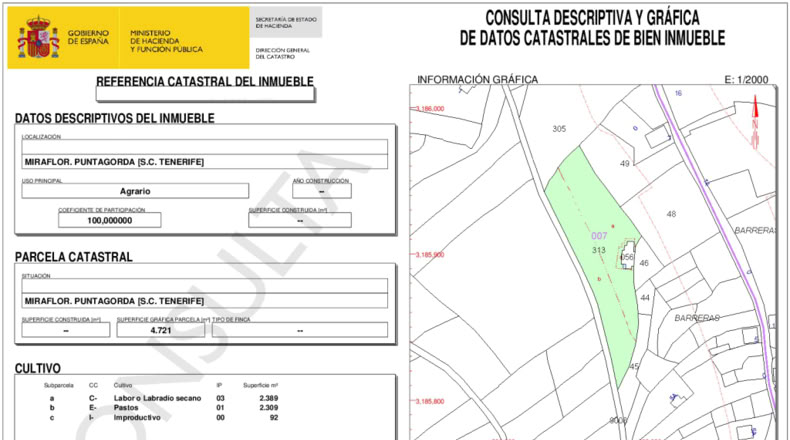 Santa Cruz de Tenerife - El Pino - 11480m2