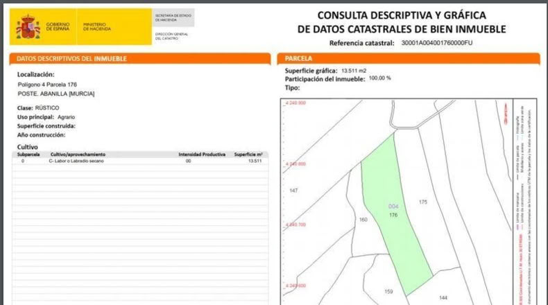 Múrcia - Abanilla - 12560m2