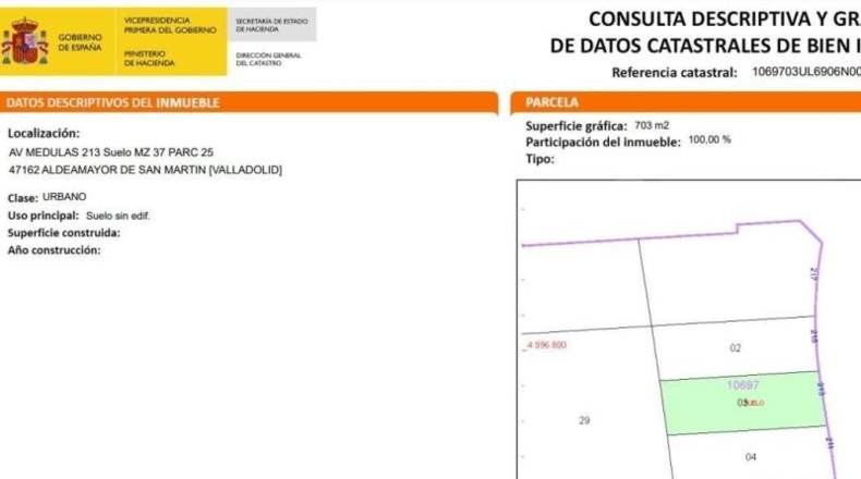 Valladolid - Aldeamayor de San Martín - 712m2
