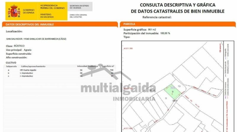 Cádiz - Sanlúcar de Barrameda - 861m2