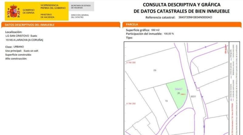 La Coruña - A Laracha - 592m2