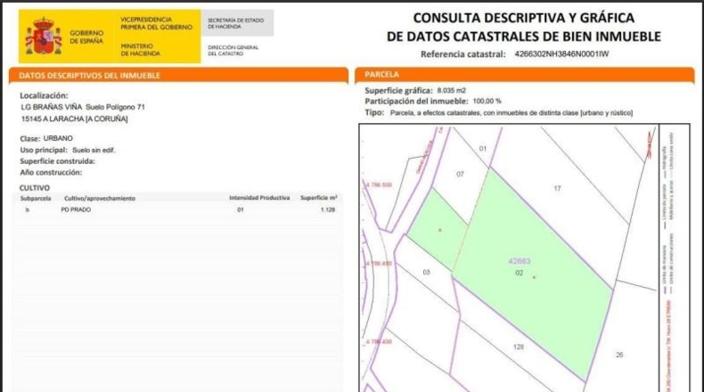 La Coruña - A Fraga - 8035m2