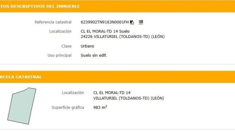 Leon - Villaturiel - 1000m2