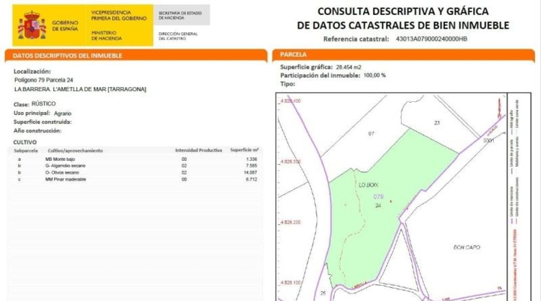 Tarragona - l'Ametlla de Mar - 28454m2
