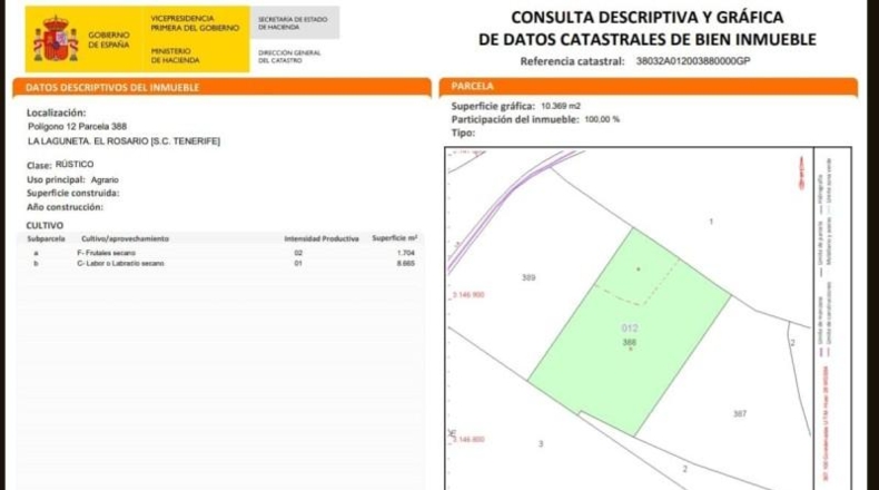 Santa Cruz de Tenerife - San Cristóbal de La Laguna - 10368m2