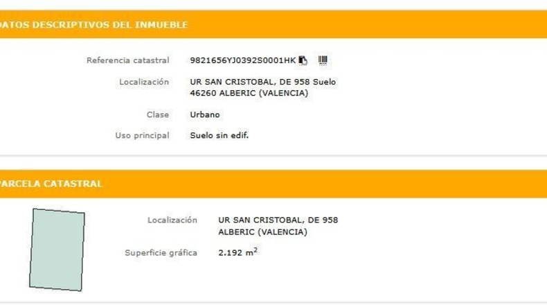 Valencia - Alberique - 2192m2