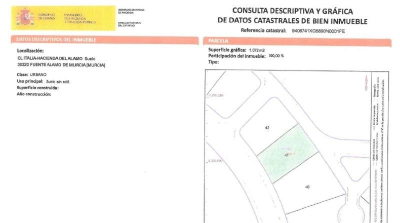 Murcia - Fuente Álamo de Murcia - 1500m2