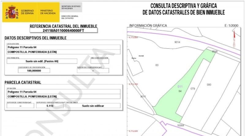 Leon - Ponferrada - 5113m2