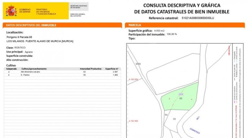 Múrcia - Fuente Álamo de Murcia - 65000m2