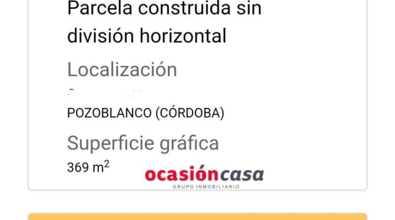 Córdoba - Pozoblanco - 369m2