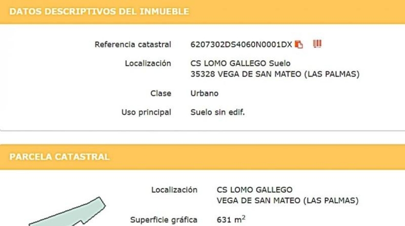 Las Palmas - Vega de San Mateo - 631m2