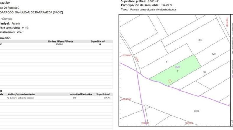 Cádiz - Sanlúcar de Barrameda - 3506m2