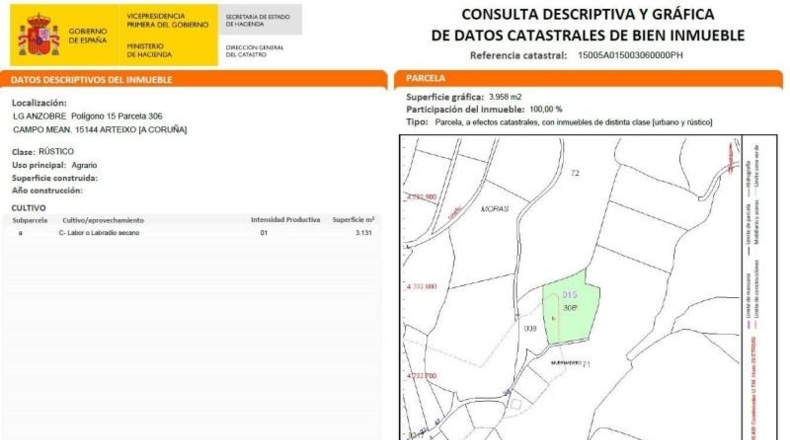 La Coruña - Armentón de Arriba - 3958m2