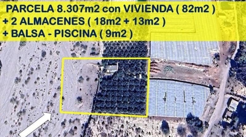 Almeria - Santa Fe de Mondújar - 8307m2