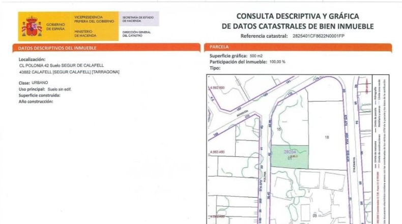 Tarragona - Calafell - 500m2