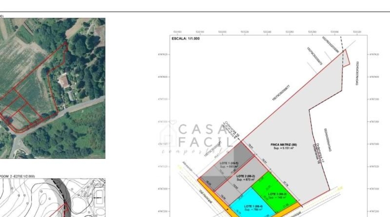 La Corunya - Santiago de Compostela - 800m2