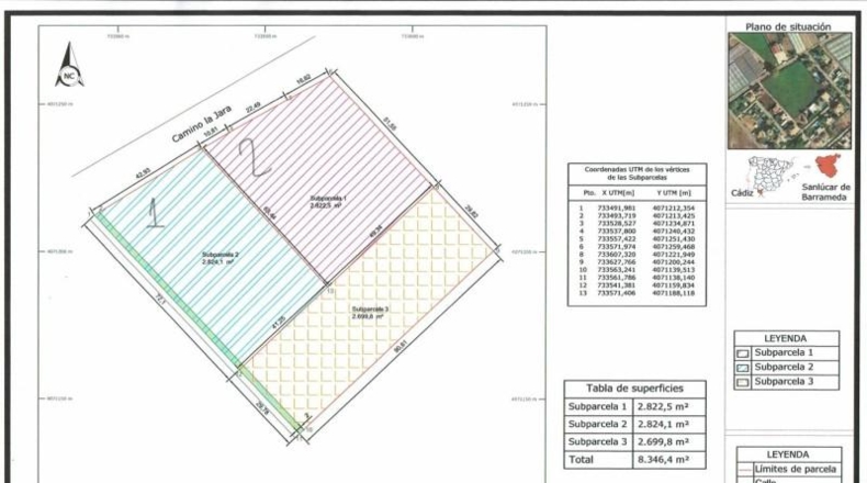 Cadiz - Sanlúcar de Barrameda - 2824m2