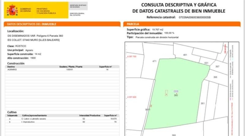 Balearic Islands - Muro - 20000m2