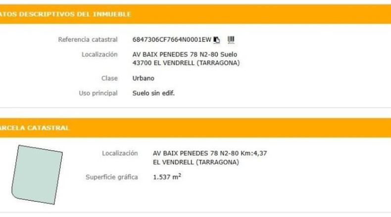 Tarragona - el Vendrell - 1537m2
