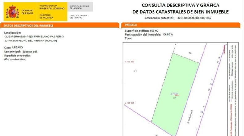 Murcia - San Pedro del Pinatar - 500m2