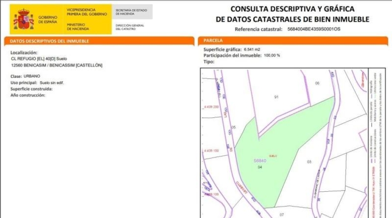 Castellón - Benicasim - 6541m2